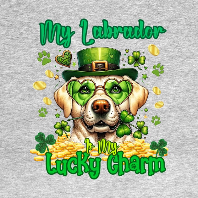 St.Patrick's Day My Labeador Is My Lucky Charm by zsay
